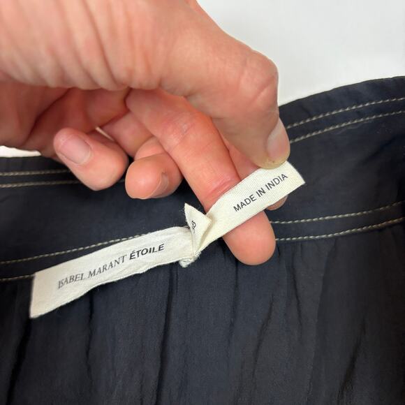 Isabel Marant Etoile Mini Skirt Women's 38 US Medium Preppy Quiet Luxury - Picture 4 of 10